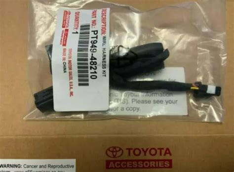 Toyota Integrated Dashcam Wire Harness Pt Oem