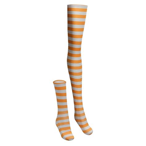 One Piece Live Action TV Nami Socks Striped Cosplay Costume Accessories ...