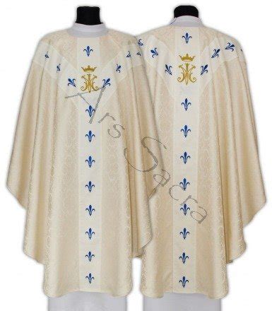 Semi Gothic Chasuble Gy K Cream Unlined All Products