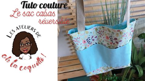 Tuto Couture Le Sac Cabas R Versible Youtube