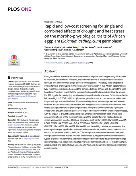 PDF Rapid And Low Cost Screening For Single And Combined Effects Of