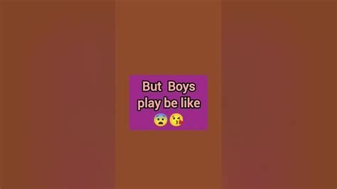 Girls Vs Boys Youtube