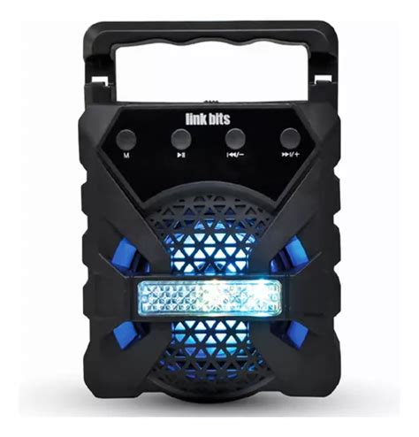 Alto Falante Bafle Bluetooth Fm Player Luz LED De 3 Polegadas Rgb Tws