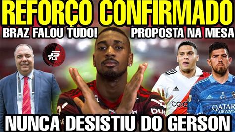 ATENÇÃO PRIMEIRO REFORÇO CONFIRMADO FLAMENGO NÃO DESISTIU DO GERSON