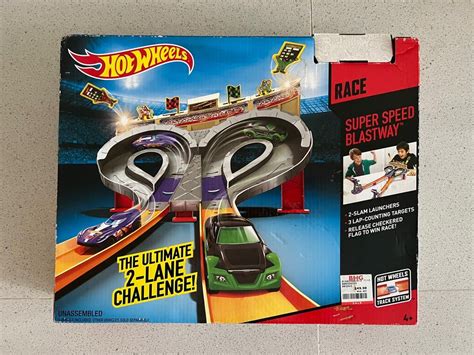Hot Wheels Super Speed Blastway Track Set Hobbies Toys Toys Games On Carousell
