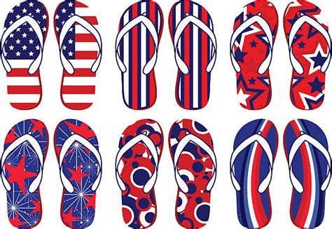 110 American Flag Flip Flops Stock Photos Pictures And Royalty Free