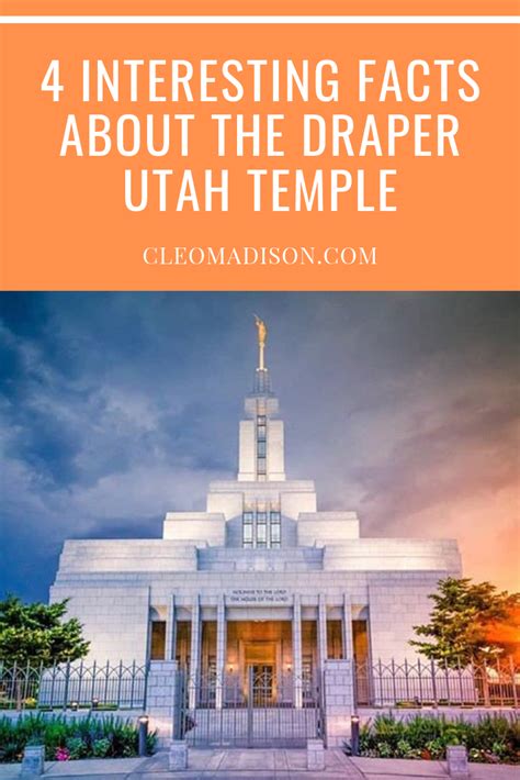 Interesting Facts About Lds Temples In Utah Artofit