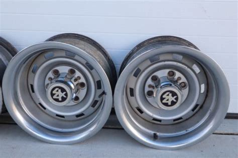 Set Of Chevy Gmc Blazer Truck X Lug X Rally Wheels