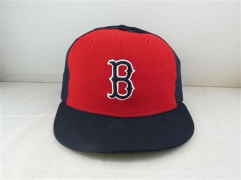 Boston Red Sox Hat 1970s New Era Pro Model Fitted Size 7 Etsy