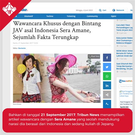 Javminded On Twitter Sera Amane Disangka Dari Indonesia Karena