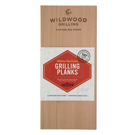 Cedar Grilling Planks 511 2 Pack Wildwood Grilling