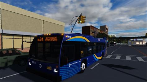 Mta Rblx 2018 Novabus Lfs Smartbus 8618 On The Bx24 Youtube