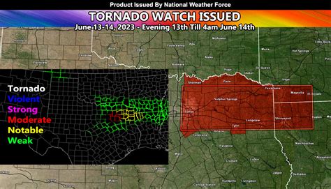 Tornado Watch Issued For Parts Of Texas Arkansas And Louisiana