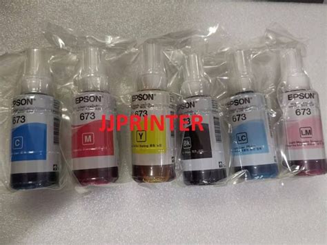 Original Epson L L L L Ink Bottle Cmyk Lmlc Bulk Pack Lazada