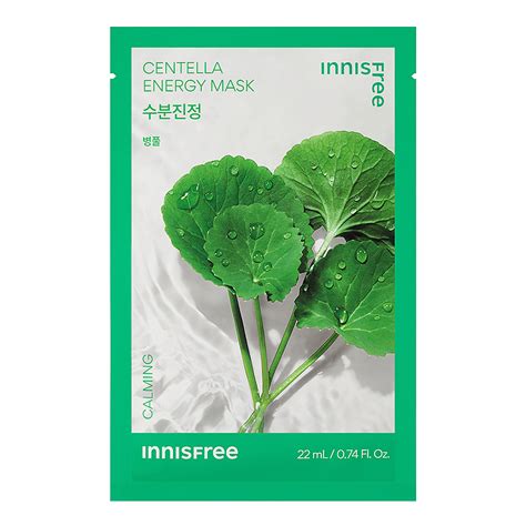 INNISFREE Успокаивающая маска для лица с центеллой азиатской для ...