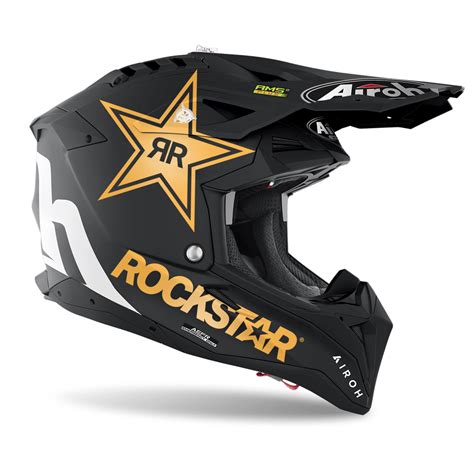 AIROH AVIATOR 3 ROCKSTAR Capacete Offroad Salgados Moto