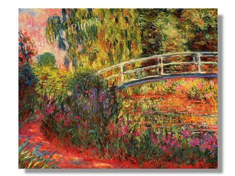 Claude Monet The Japanese Bridge Claude Monet | Etsy