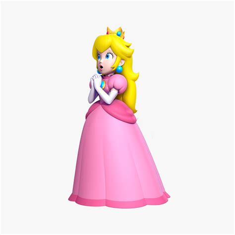 Princess Peach 3D model - 3DModels.org