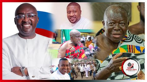 LIVE Dr Bawumia Hon Ken NAPO And NPP Gurus Storm Manhyia To Pay Homage