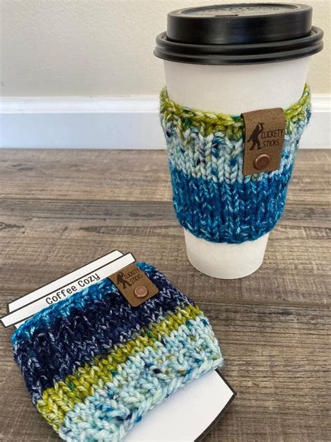 8 easy cup cozy free knitting patterns – Artofit