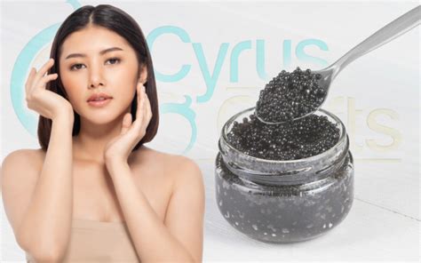 Caviar cream benefits the attractiveness of the skin and hair