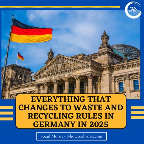 Changes to Waste and Recycling Rules in Germany in 2025 – HowToAbroad