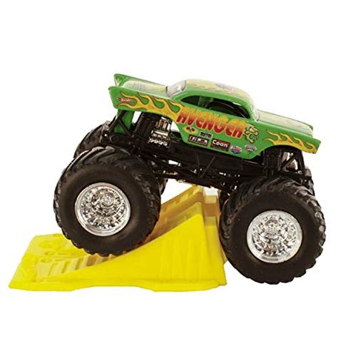 Avenger Hot Wheels Monster Jam Monster Truck With Stunt Ramp Pricepulse