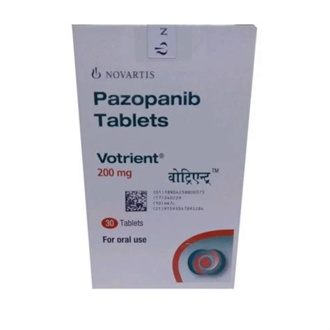 Voptrient Votrient Pazopanib 200mg Tablets Novartis At Rs 7400 Bottle