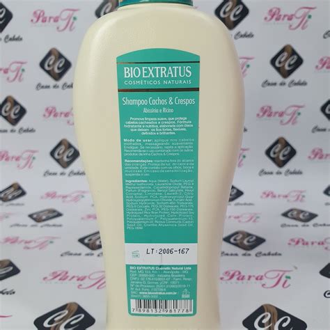 Shampoo Cachos E Crespos Bioextratus 250ml PH 7 0 Casadocabelo