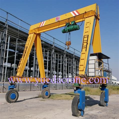 Single Beam Rubber Tyre Mobile Gantry Crane