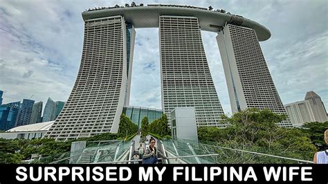 I Surprised My Filipina Wife On Her Birthday Marina Bay Sands Singapore ...