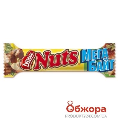 Батончик Натс 60г Мегабайт - Ціна. Фото. опис