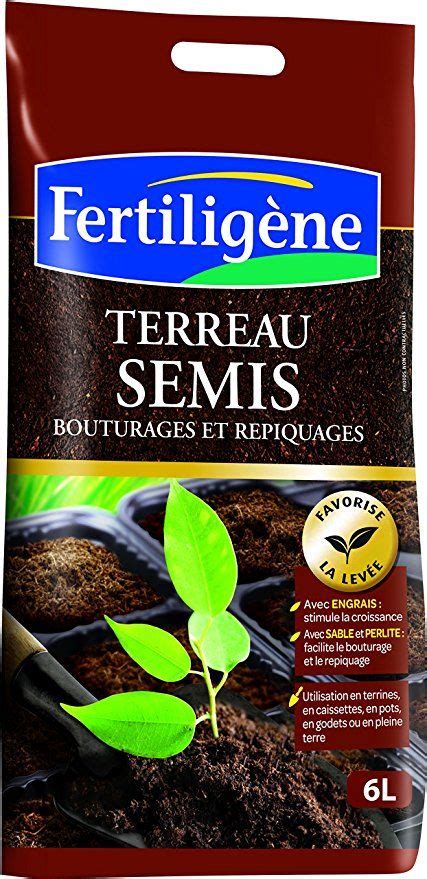 FERTILIGENE FSEM6P Terreau Semis Bouturages Et Repiquages 6 L