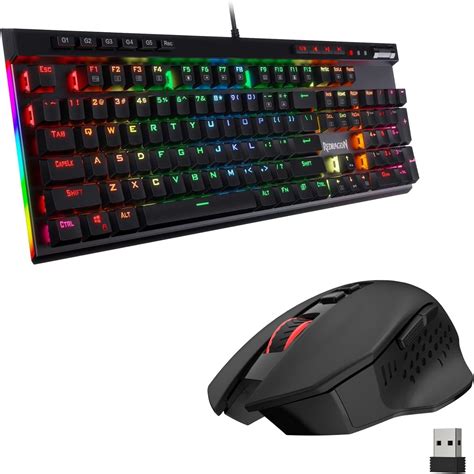 amazoncom redragon  vata rgb led backlit mechanical gaming