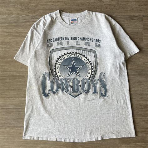 1993 Dallas Cowboys Nfc Champs Tee Large Nfl Depop