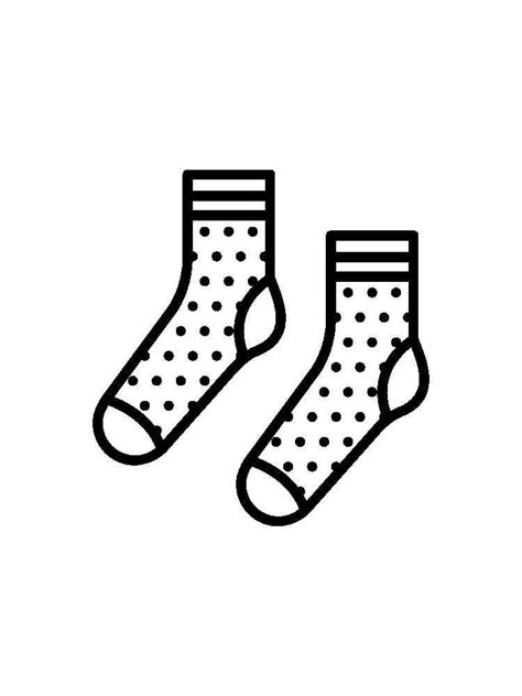 Socks Coloring Pages