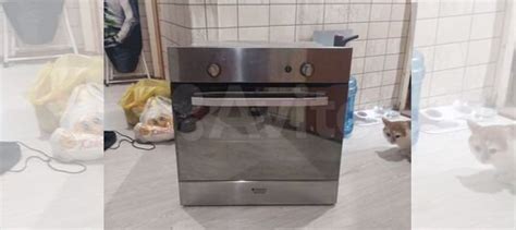 Газовая духовка с грилем Hotpoint Ariston б/у купить в Рославле ...
