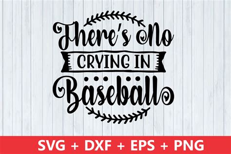 Theres No Crying In Baseball Svg Graphic By Sadiqul7383 · Creative Fabrica