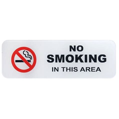 Jags Self Adhesive No Smoking Signage Sticker For Glass Doors Home