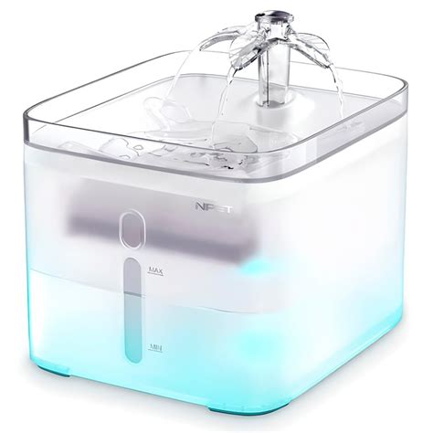 Питьевой фонтан для кошек и собак NPET WF020WH 3L с фильтром и ...