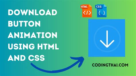 Download Button Animation using HTML and CSS | by Codingthai | Medium