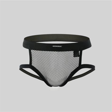 Cueca Gay Men Sexy Jockstraps Underwear Mens Mesh Breathable See