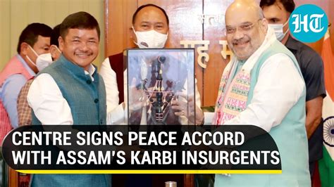 Historic Milestone Modi Govt Inks Karbi Anglong Peace Deal To End