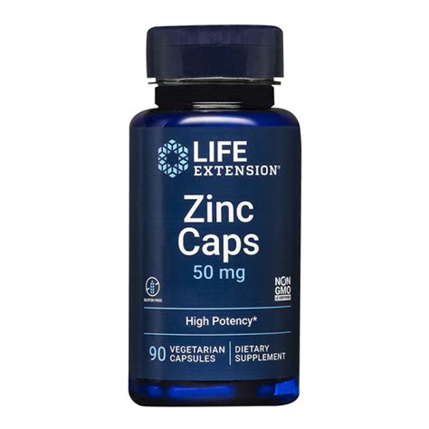 Zinc Caps / Цинк (монометионин) 50 mg x 90 капсули ️ ТОП Цена ️ 01813 ...