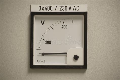 Volts and Voltage in Electricity Stock Image - Image of phase, form ...