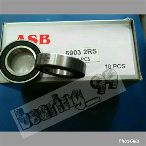 Jual Bearing 6903 2RS ASB Ukuran 17x30x7 Mm Bering Laker 17 X 30 X 7 Mm