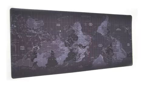 Mouse Pad Gamer Speed Extra Grande 70x30 Mapa Mundi Parcelamento Sem