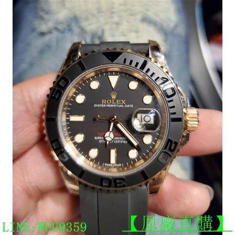 勞力士 55 Rolex 遊艇 Yacht Master 玫瑰金 停產 蝦皮購物