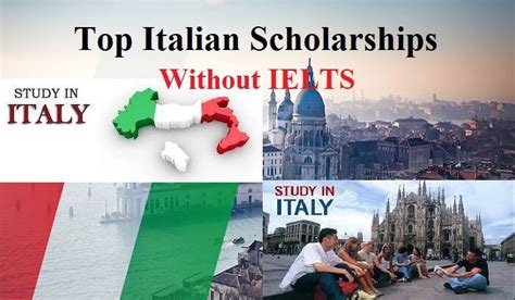 Top 7 Italian Scholarships 2025 Without IELTS Applications Open