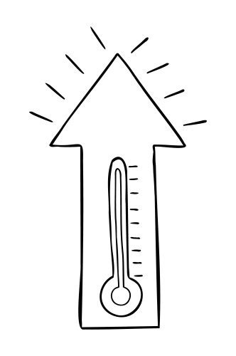 Thermometer With Explanation Of Temperature Types Vector Image